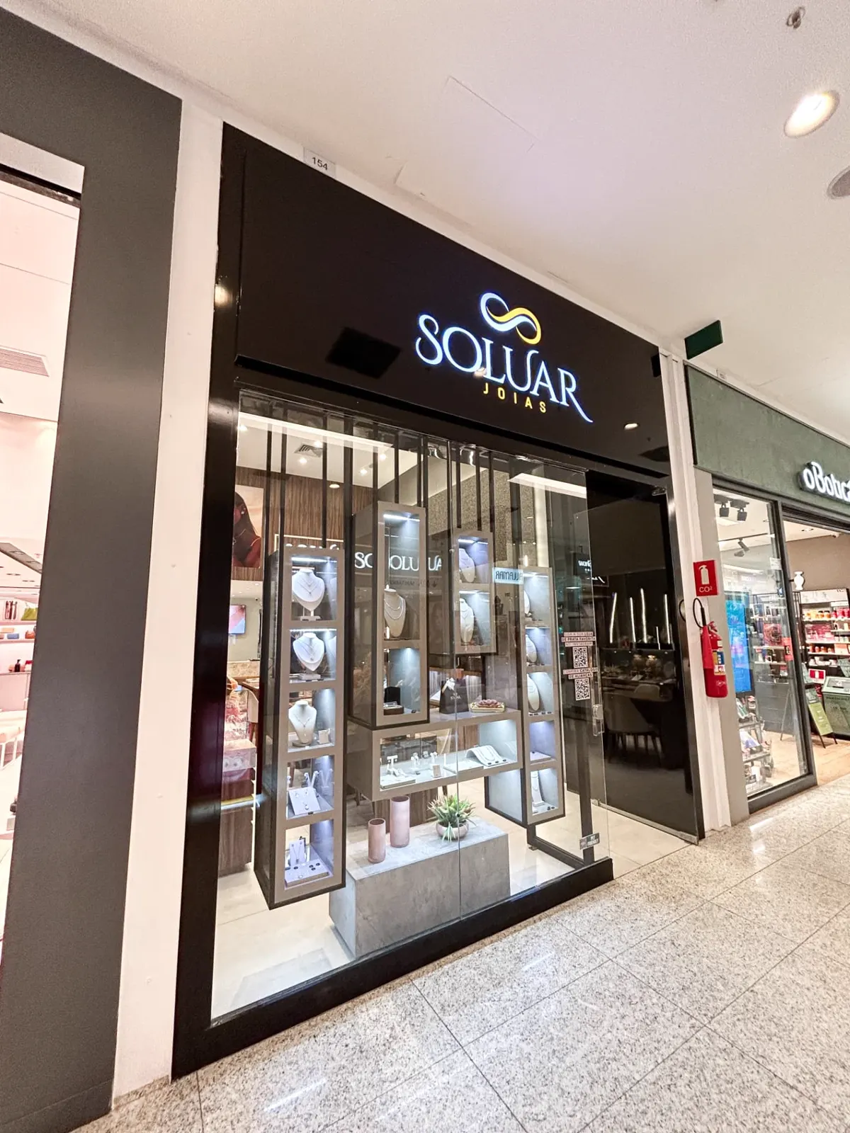 Fachada da loja Soluar Shopping Parangaba